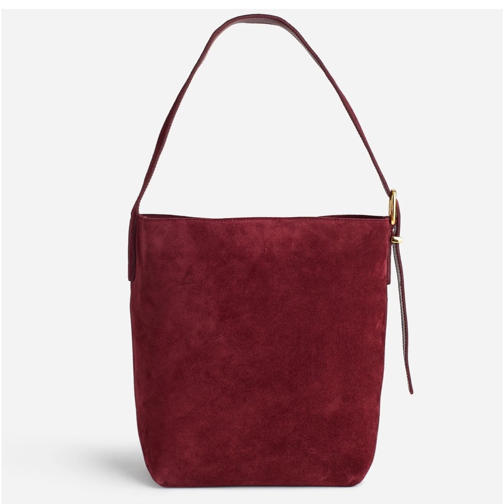 NWT The Essential Medium Bucket Tote - Merlot